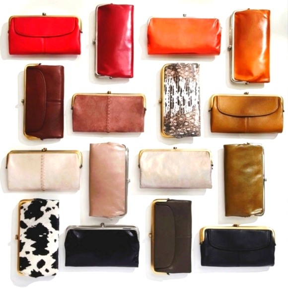 HOBO Int'l Vintage Ivory Genuine Patent Leather 'Lauren' Wallet/Clutch - Picture 11 of 13